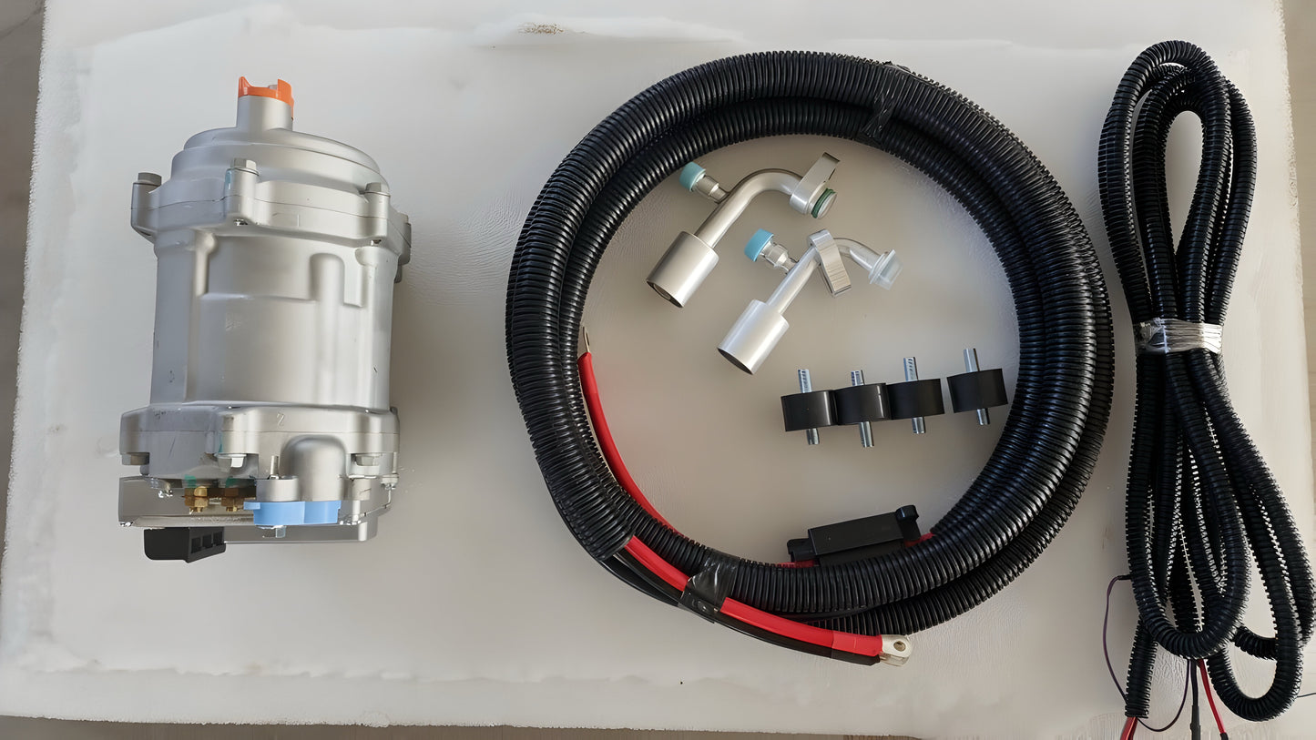 12V / 24V Variable-Speed Electric A/C Compressor Tuck's Performance
