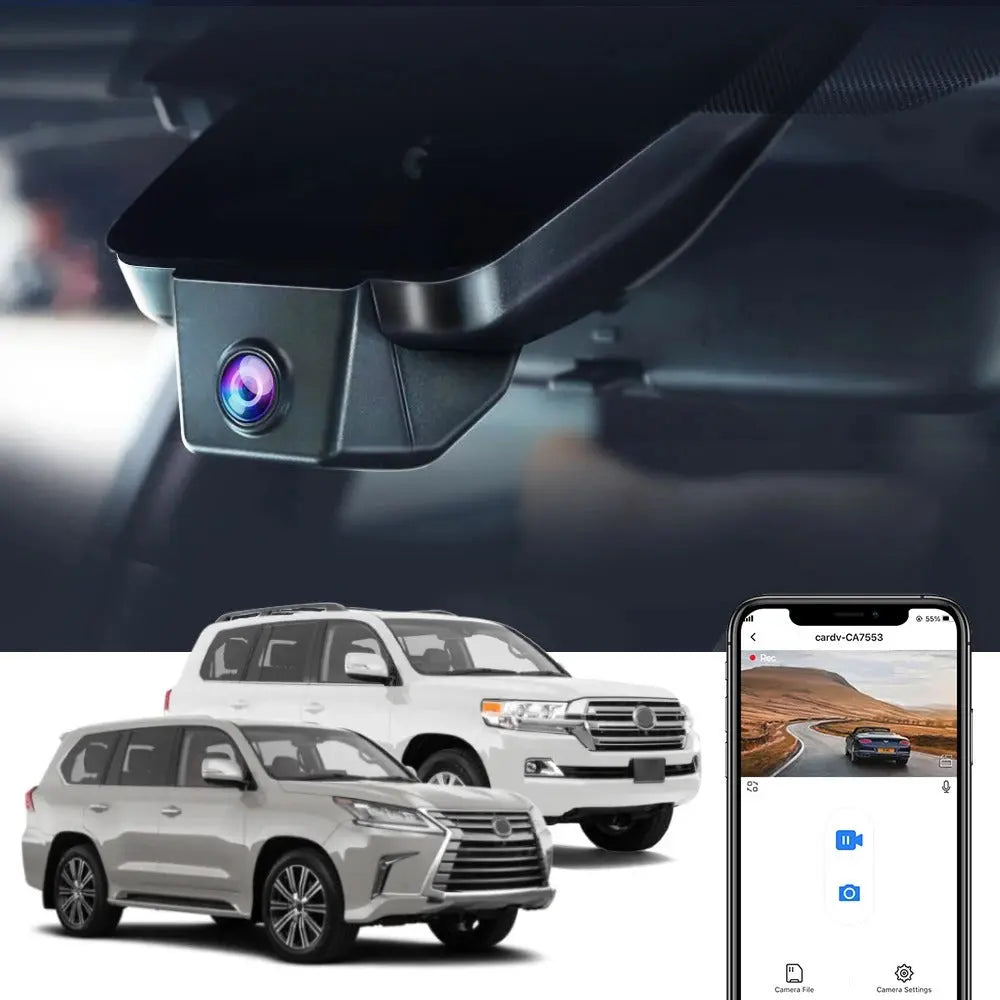 4K OEM Dash Cam – Lexus LX570 & Land Cruiser J200 (2017–2022) Tuck's Performance
