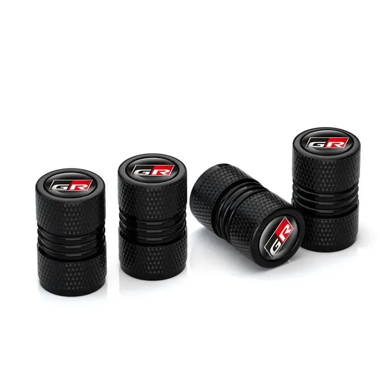 4Pcs Tire Valve Stem Caps Toyota GR Sport Gazoo Racing Tuck's Performance