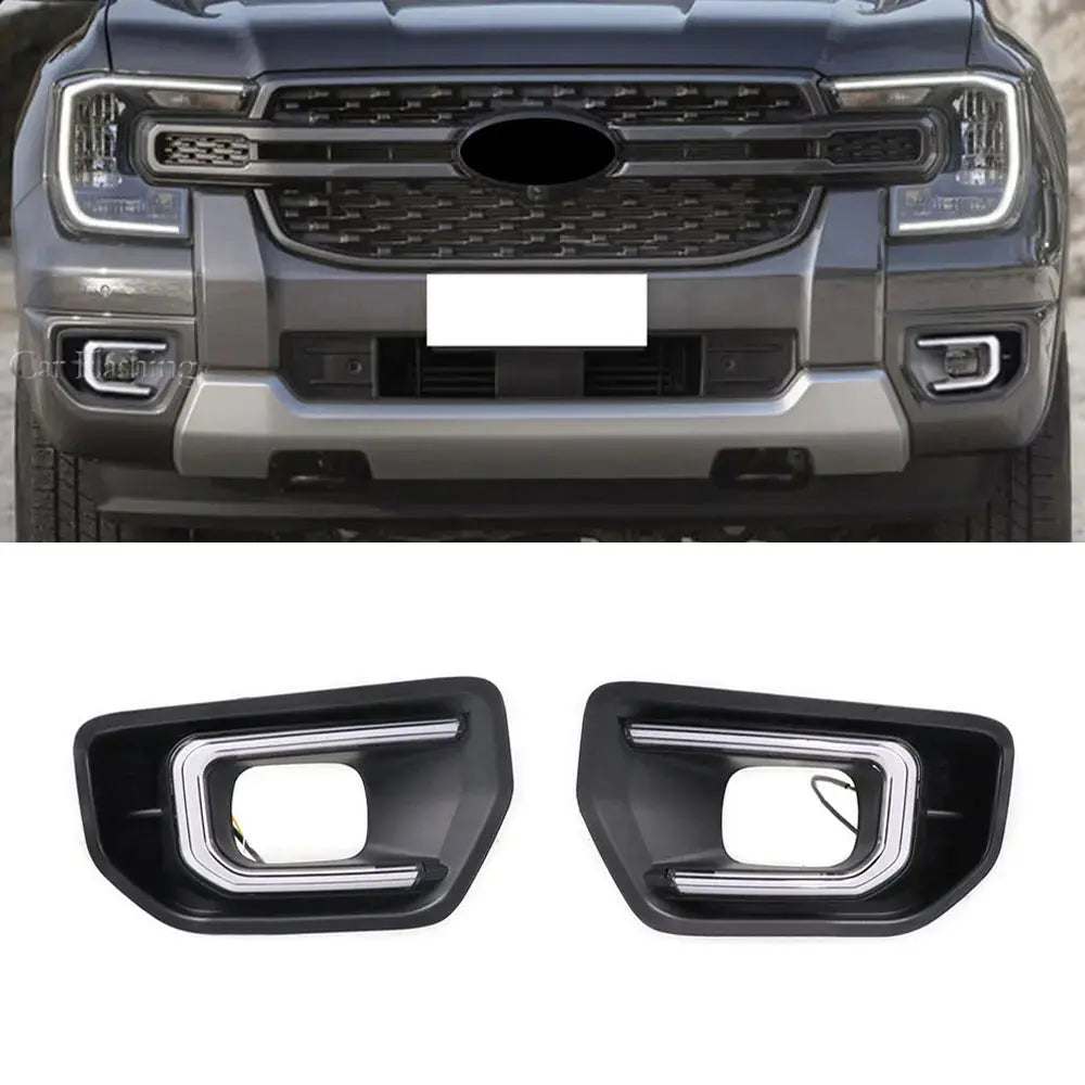 Ford Ranger 2022+ LED Daytime Running Lights – Dynamic Indicator DRL Fog Light Upgrade Tuck's Performance