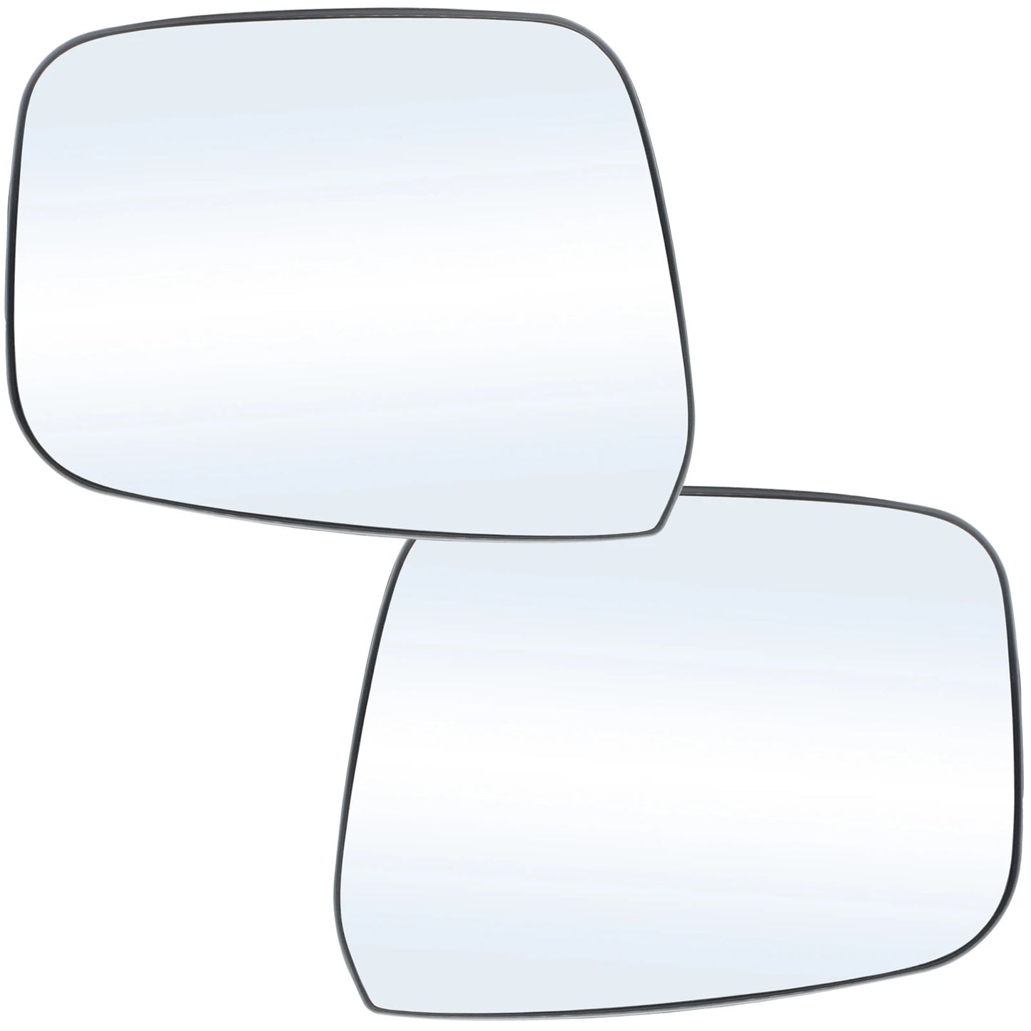 Left & Right Hand Side Wing Mirror Glass Heated Convex for Nissan Navara D40 2005 - 2013 Pathfinder R51 2005 - 2012 Rear View Tuck's Performance