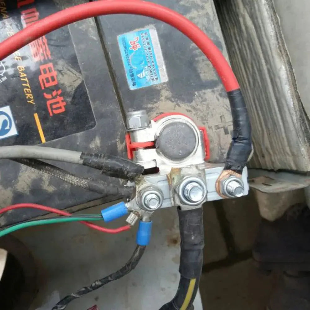 Heavy Duty Top Post Battery Terminals - Positive & Negative Pair (12V/24V) Tuck's Performance