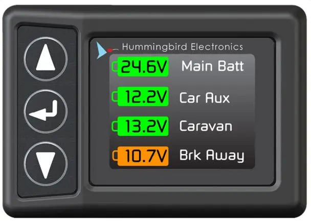 Hummingbird RF Battery Monitor – Wireless 12V/24V Multi-Battery Monitoring | HMRF2000B Tuck's Performance