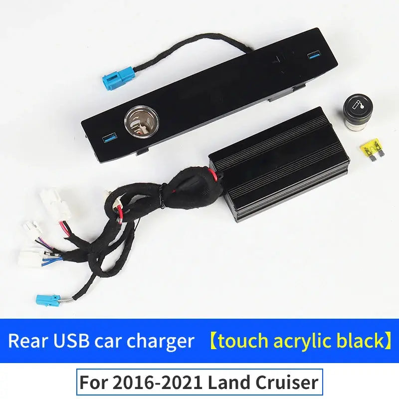 Land Cruiser 200 Rear Row USB Multi-Function Charger LC200 Car Charging Modification Interior Decoration Accessories Tuck's Performance