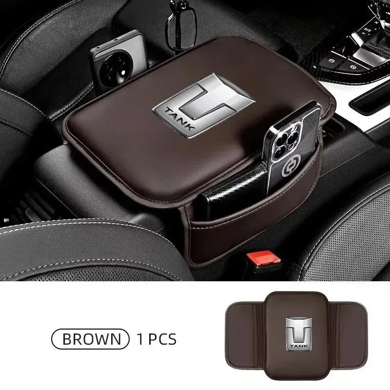 Leather Car Armrest Box Pad Center Console Arm Rest TANK 300 500 Tuck's Performance