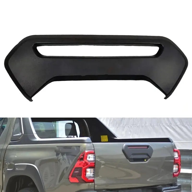 N80 Matte Black Tailgate Plate Cover For Toyota Hilux Rouge Tuck's Performance
