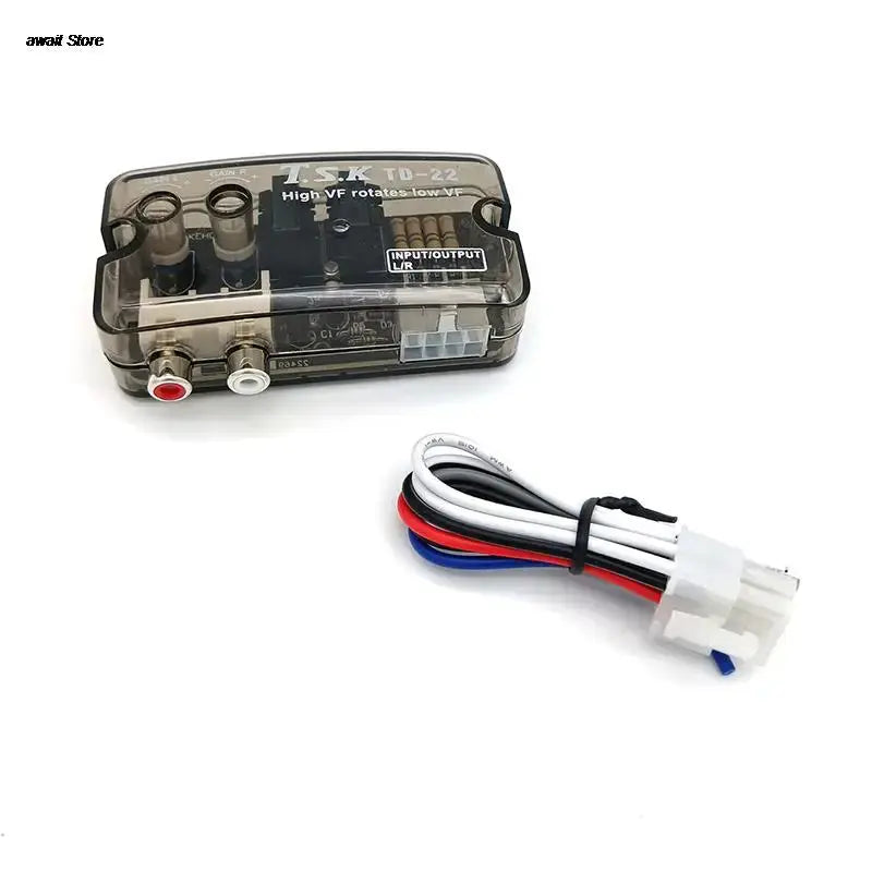 RCA Stereo High To Low Adjustable Frequency Speaker Level Converter Adapter Tuck's Performance