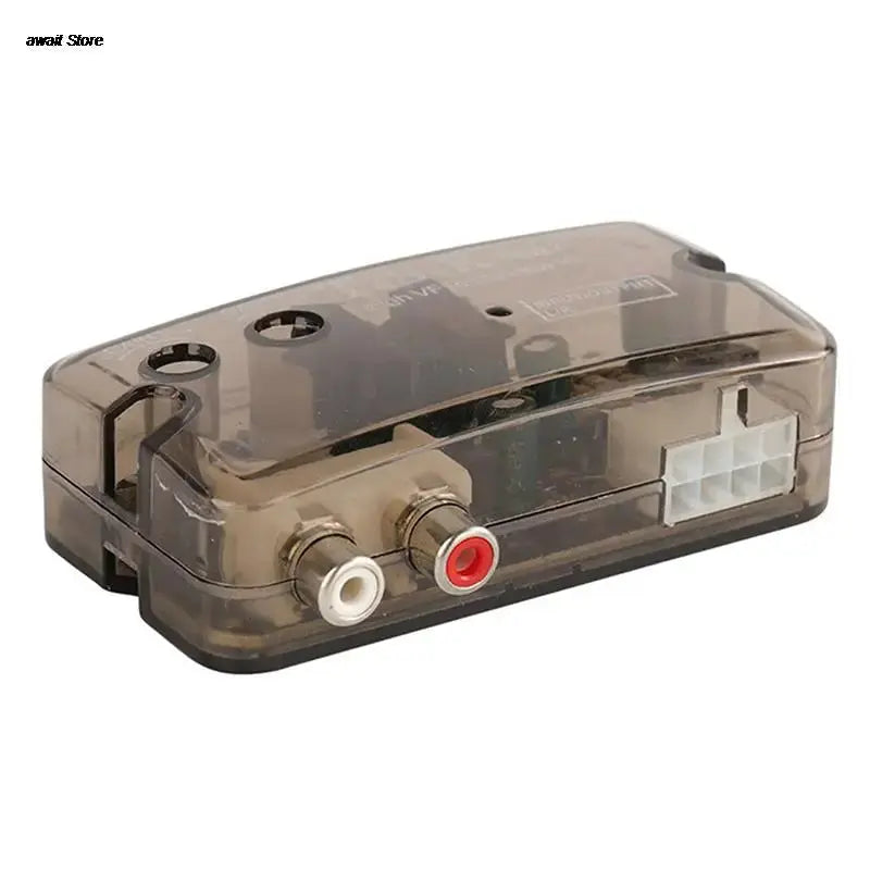 RCA Stereo High To Low Adjustable Frequency Speaker Level Converter Adapter Tuck's Performance