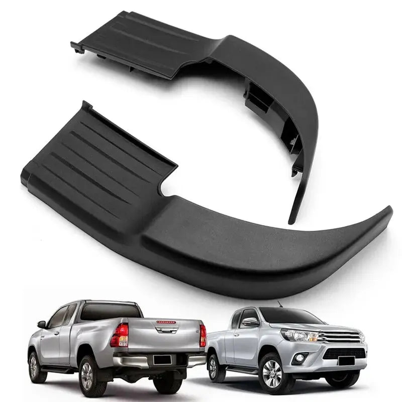 Rear Bumper Step Plate Black for Toyota Hilux 2015 -2019 Tuck's Performance