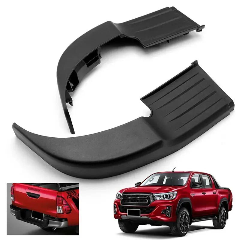 Rear Bumper Step Plate Black for Toyota Hilux 2015 -2019 Tuck's Performance