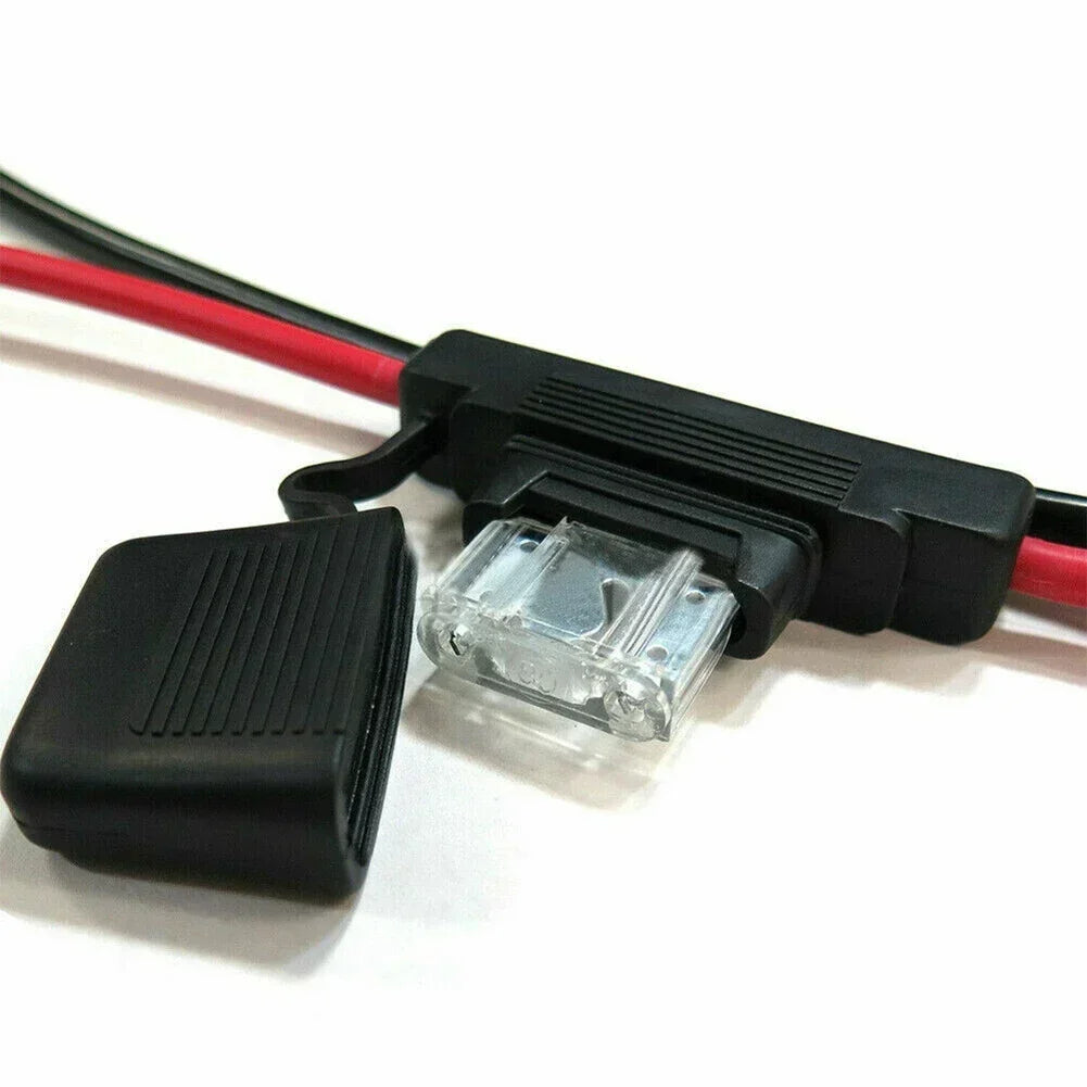 1pc For Anderson Plug Connector Power Cable 30cm 8AWG With 50AMP Maxi Fuse Home Decoration Wire Cable CONNECTION Accessories Tuck's Performance