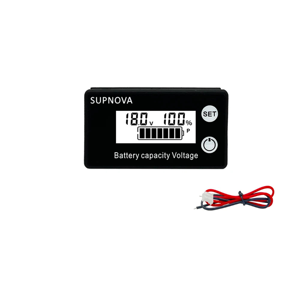 3S-20S DC Battery Voltmeter DC 8V-100V Capacity Indicator Power Meter Lithium LiFePO4 lead-acid cell 12V 24V 48V 60V 72V 84V Tuck's Performance