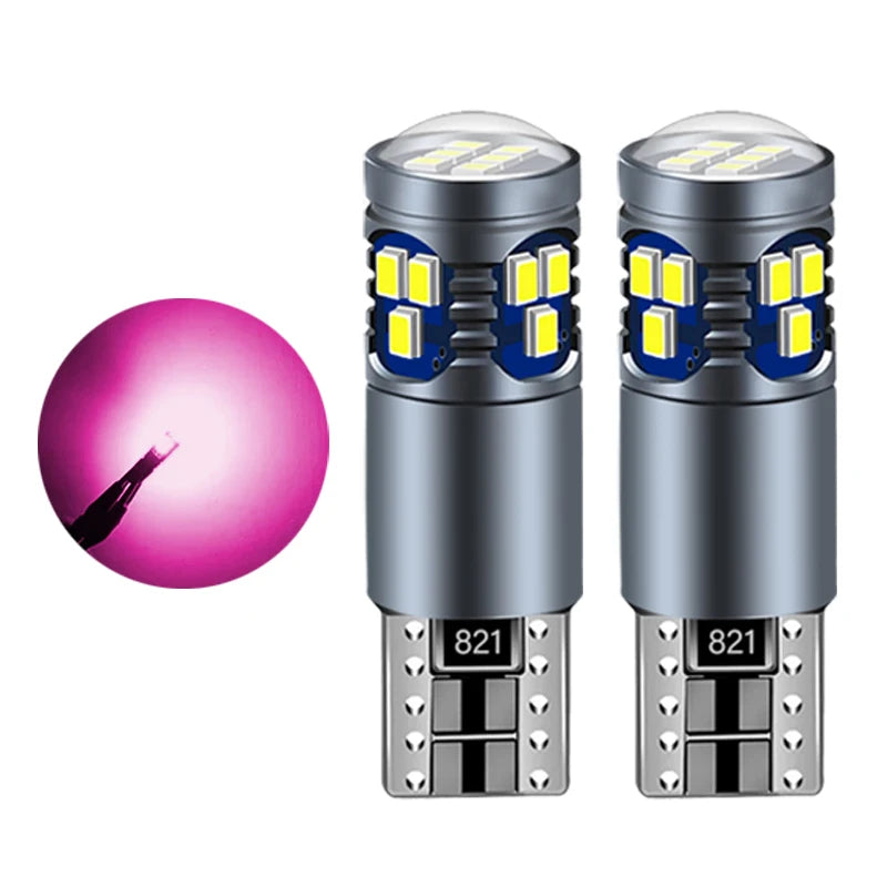 Isuzu MU-X clearance lights with LED globes at night