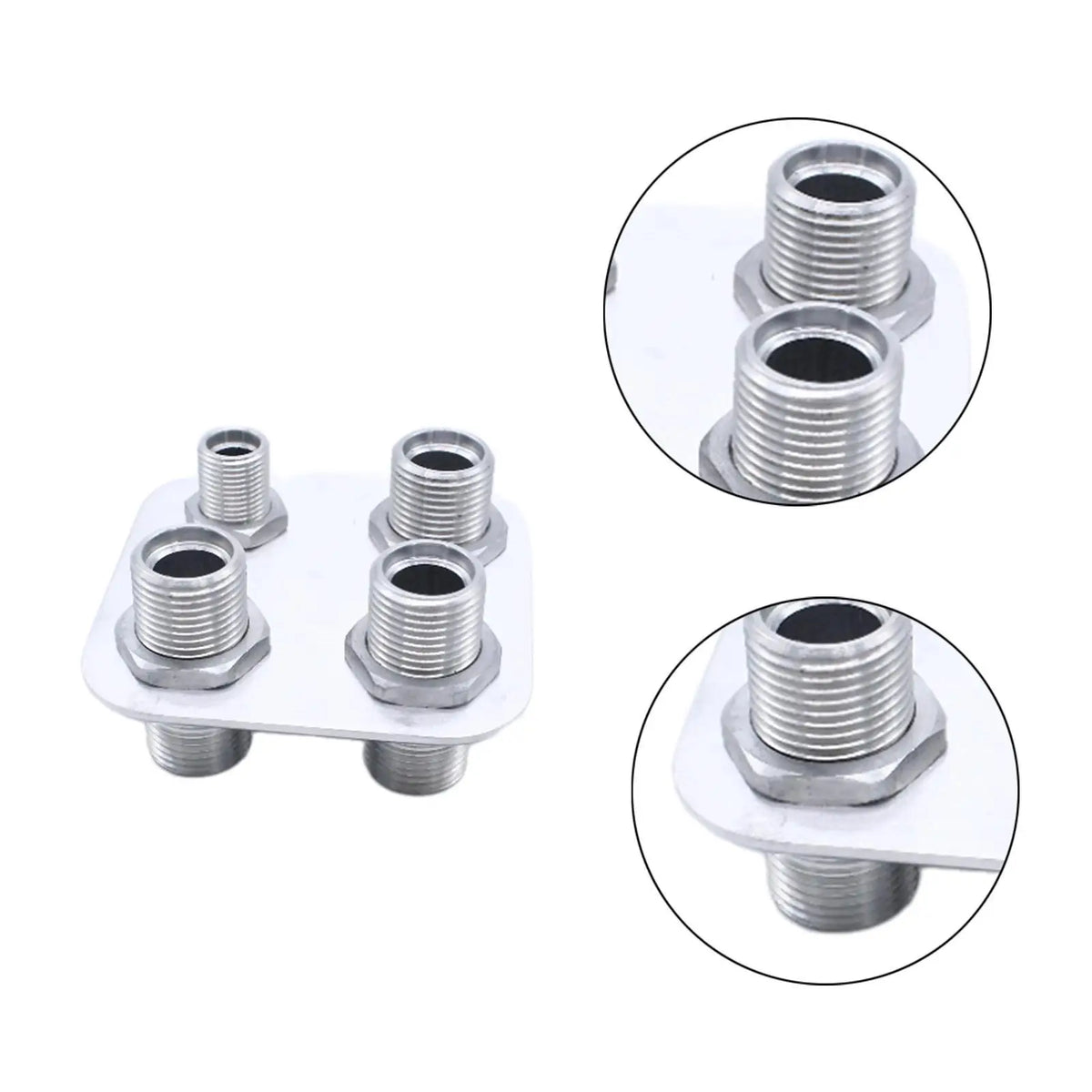 4 Port Automotive Heat and Cool System Replacement Firewall Bulkhead Tuck's Performance