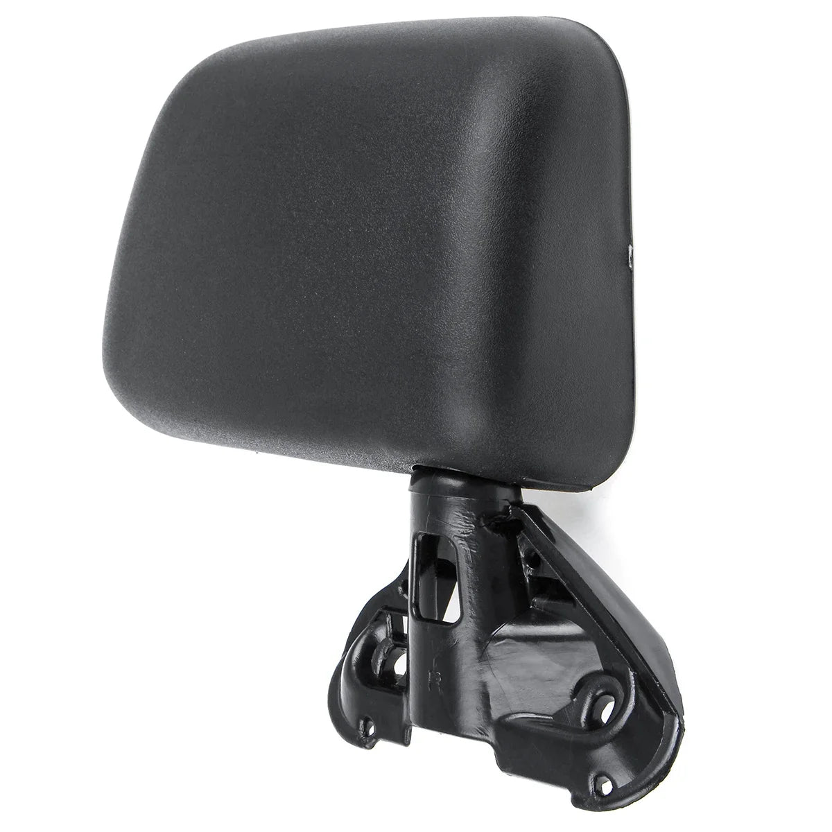 Single black manual door mirror for early Hilux