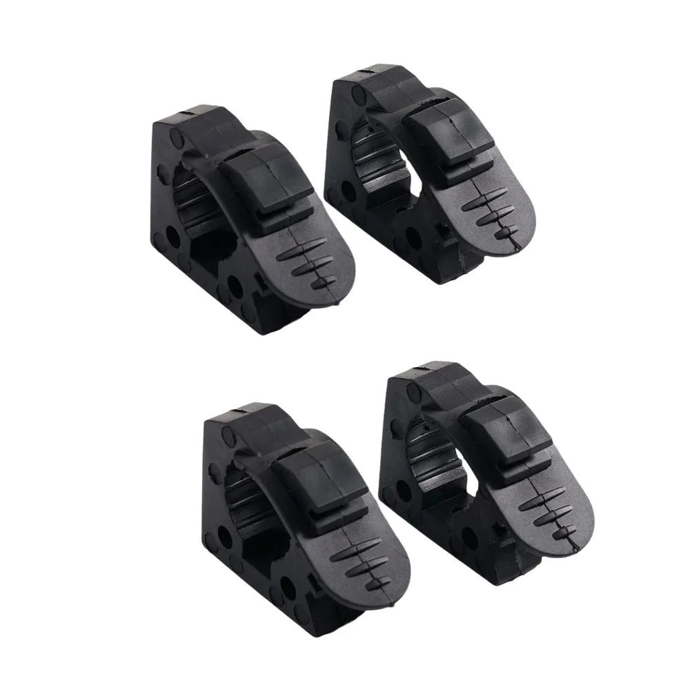 4 pack of black rubber quick-release tool clamps