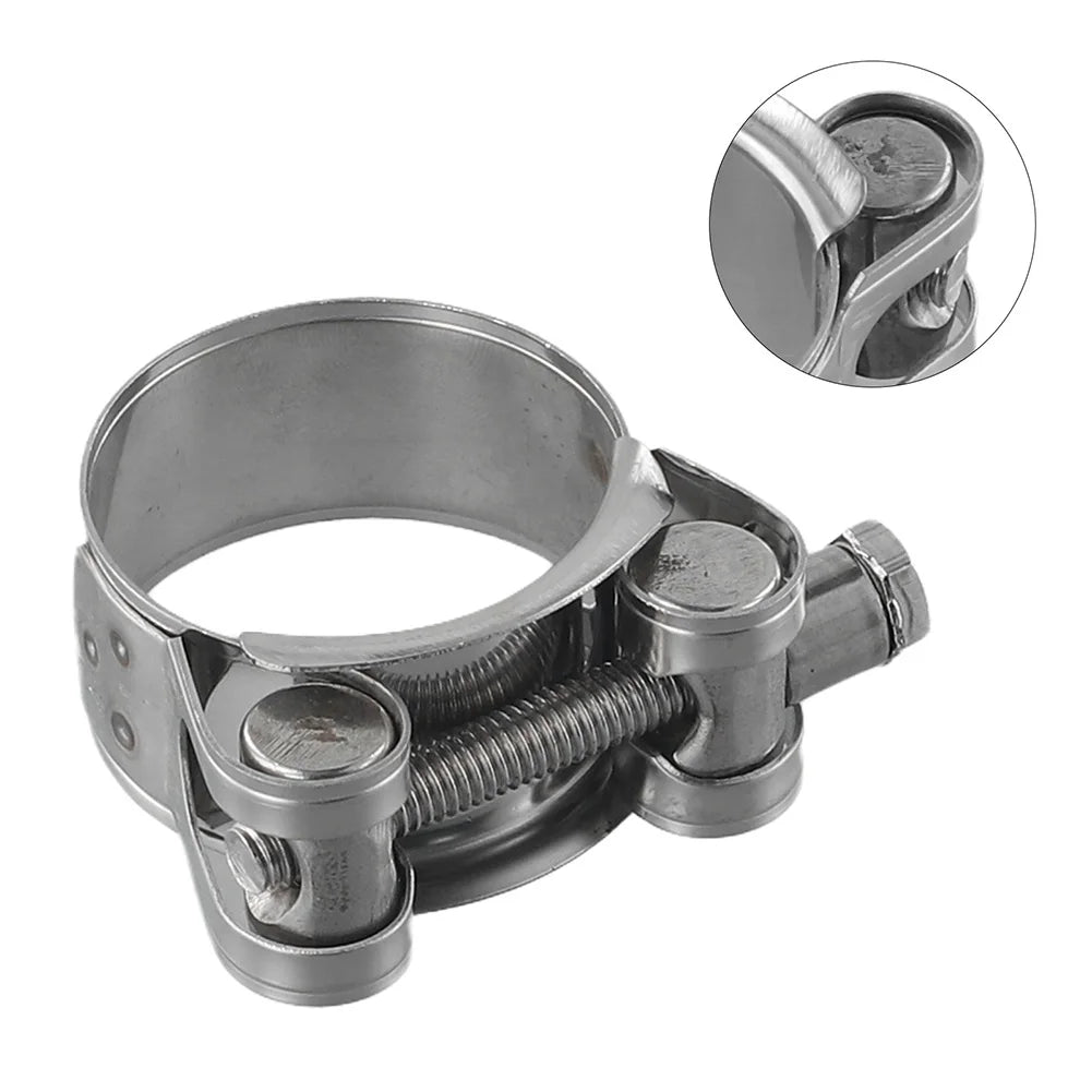 Stainless Steel Hose Clamp 17-43mm Heavy Duty T-Bolt Vent Type Hardware 17-19mm 20-22mm 23-25mm 26-28mm 29-31mm 32-35mm Tuck's Performance