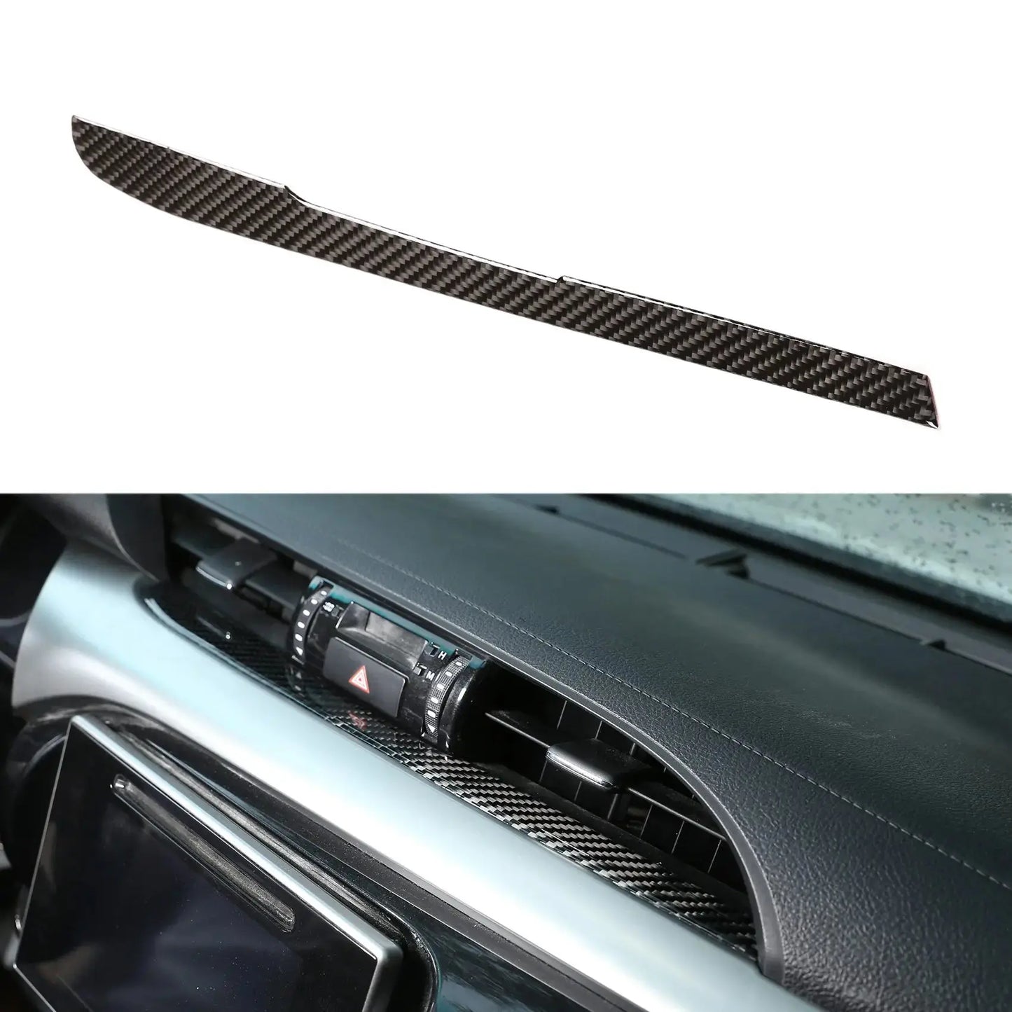 Toyota Hilux 2015-2021 Carbon Fiber Car Center Air Outlet Cover Trim Car Tuck's Performance