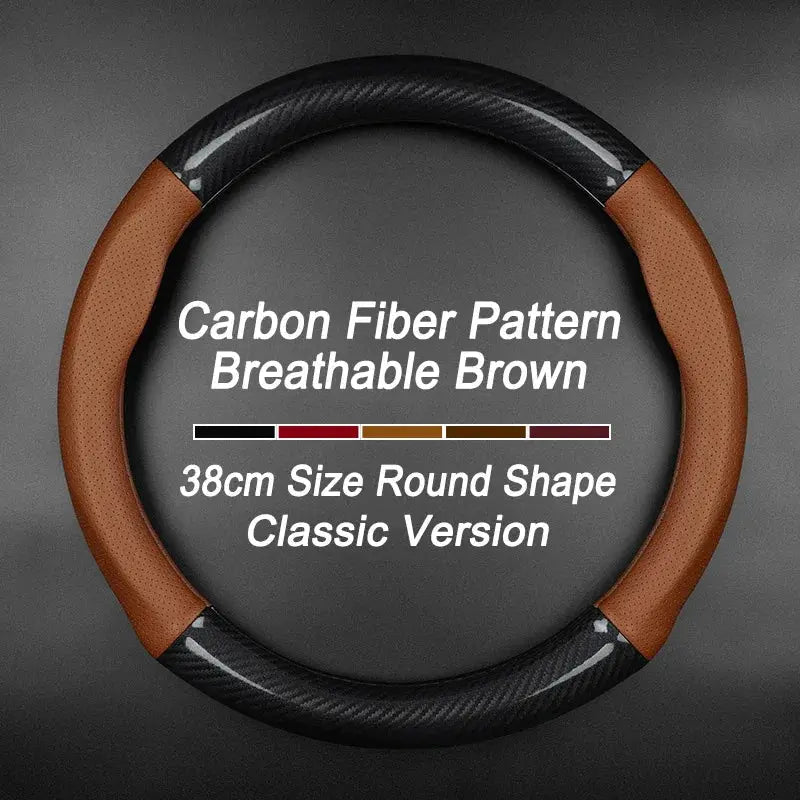 Toyota Prado 150 / 250 Genuine Leather Steering Wheel Cover – Anti-Slip Interior Upgrade Tuck's Performance