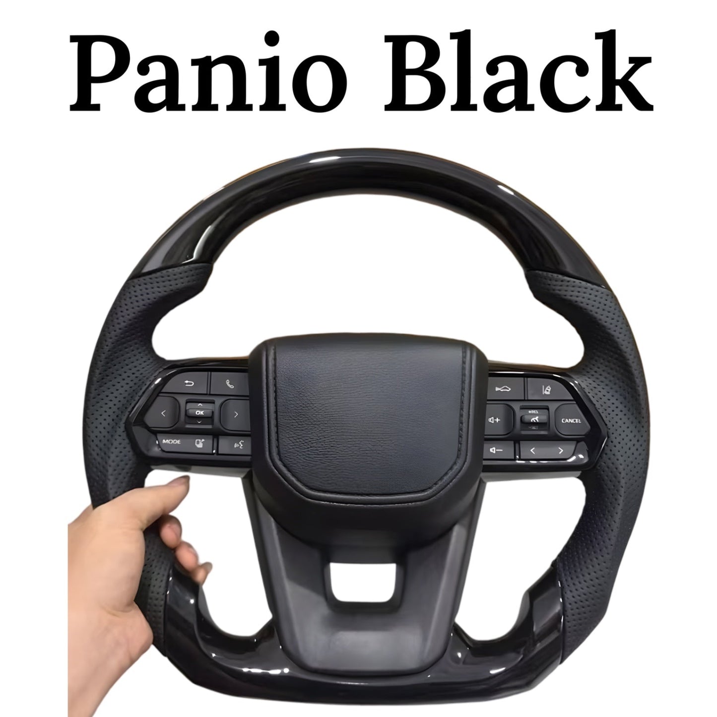 Toyota Hilux Custom Steering Wheel (2004-2025) | N70 & N80 | Real Carbon & Leather Tuck's Performance