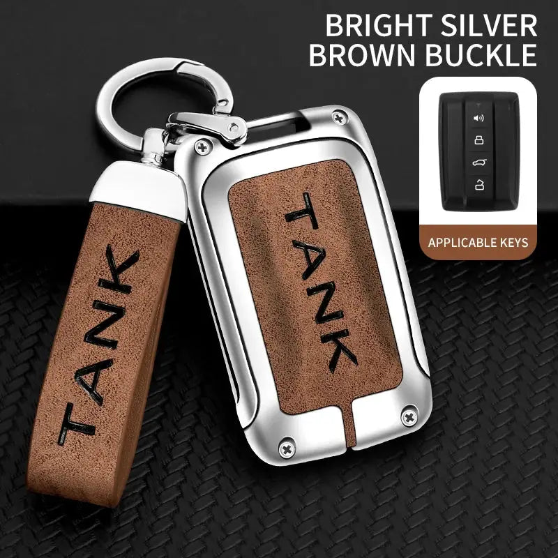 Zinc Alloy Car Remote Key Case Cover Shell for Tank 300 500 Tuck's Performance