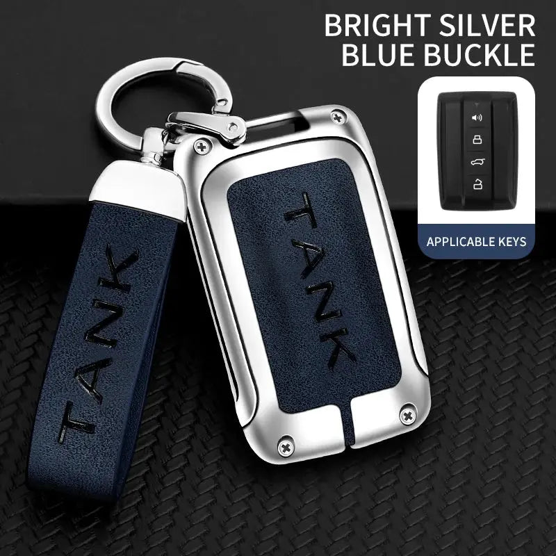 Zinc Alloy Car Remote Key Case Cover Shell for Tank 300 500 Tuck's Performance