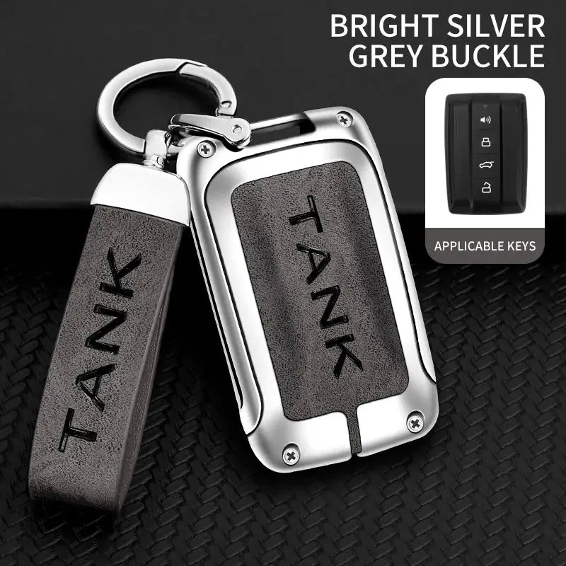 Zinc Alloy Car Remote Key Case Cover Shell for Tank 300 500 Tuck's Performance