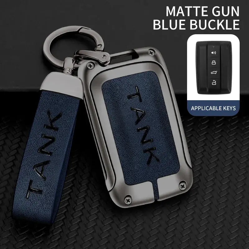 Zinc Alloy Car Remote Key Case Cover Shell for Tank 300 500 Tuck's Performance