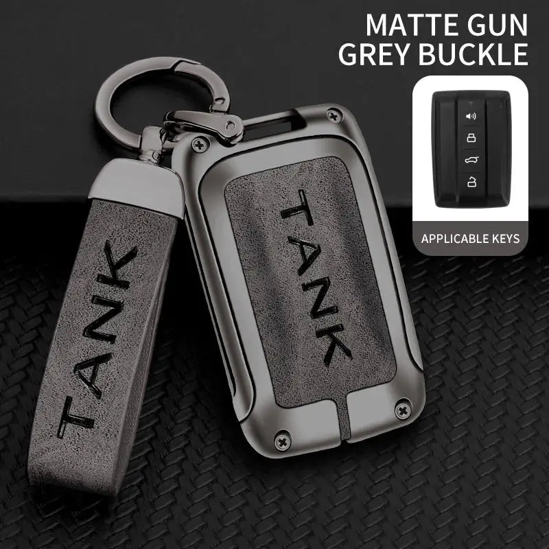 Zinc Alloy Car Remote Key Case Cover Shell for Tank 300 500 Tuck's Performance