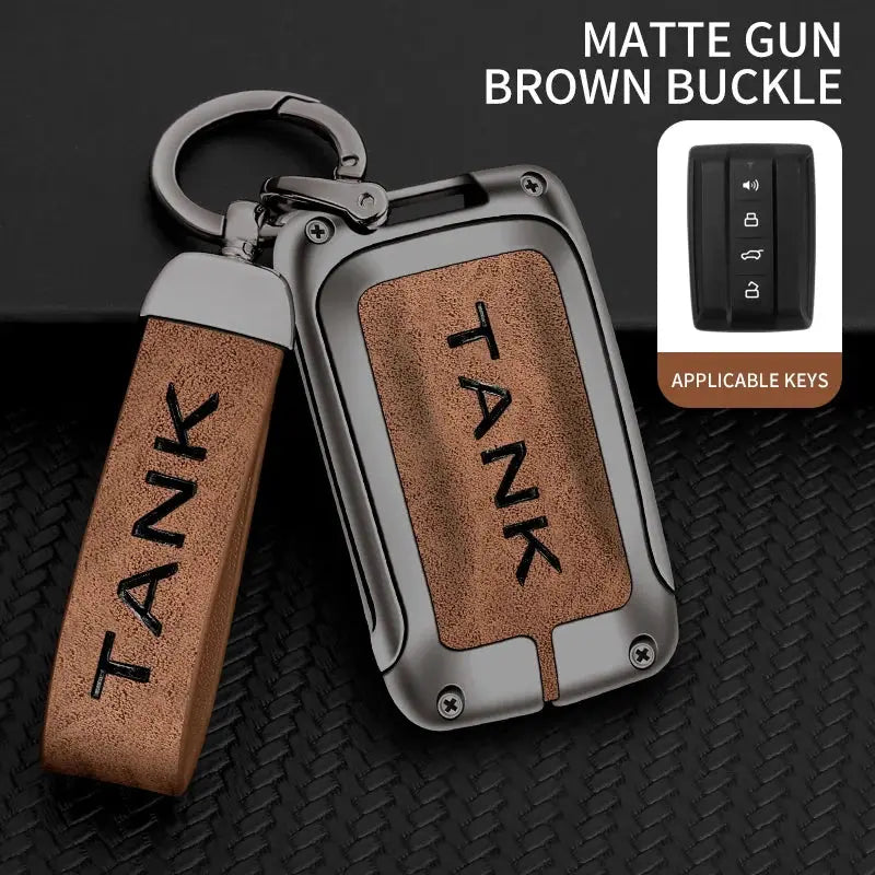 Zinc Alloy Car Remote Key Case Cover Shell for Tank 300 500 Tuck's Performance