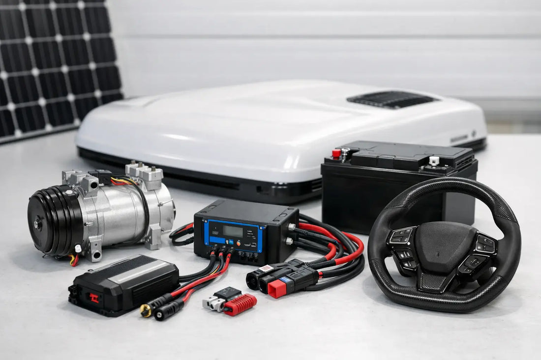 What Powers Rooftop Aircon Overnight in Campers?