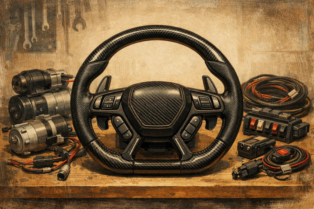 300 Series Carbon Steering Wheel Guide