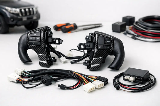 Prado Steering Button Harness Fitment and Setup