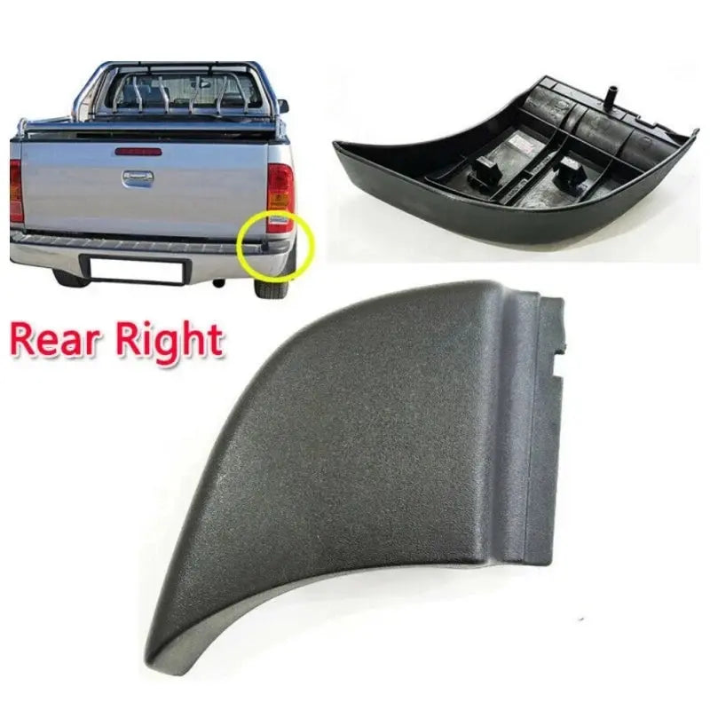 1 Pair Rear Bumper End Plate Corner Cap Trim  Hilux  2004-2015 Tuck's Performance