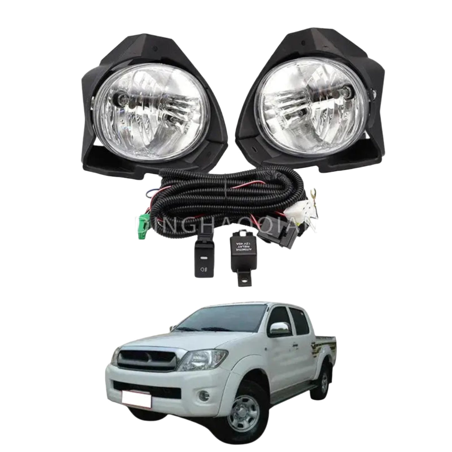 55W yellow fog light kit for Toyota Hilux N70