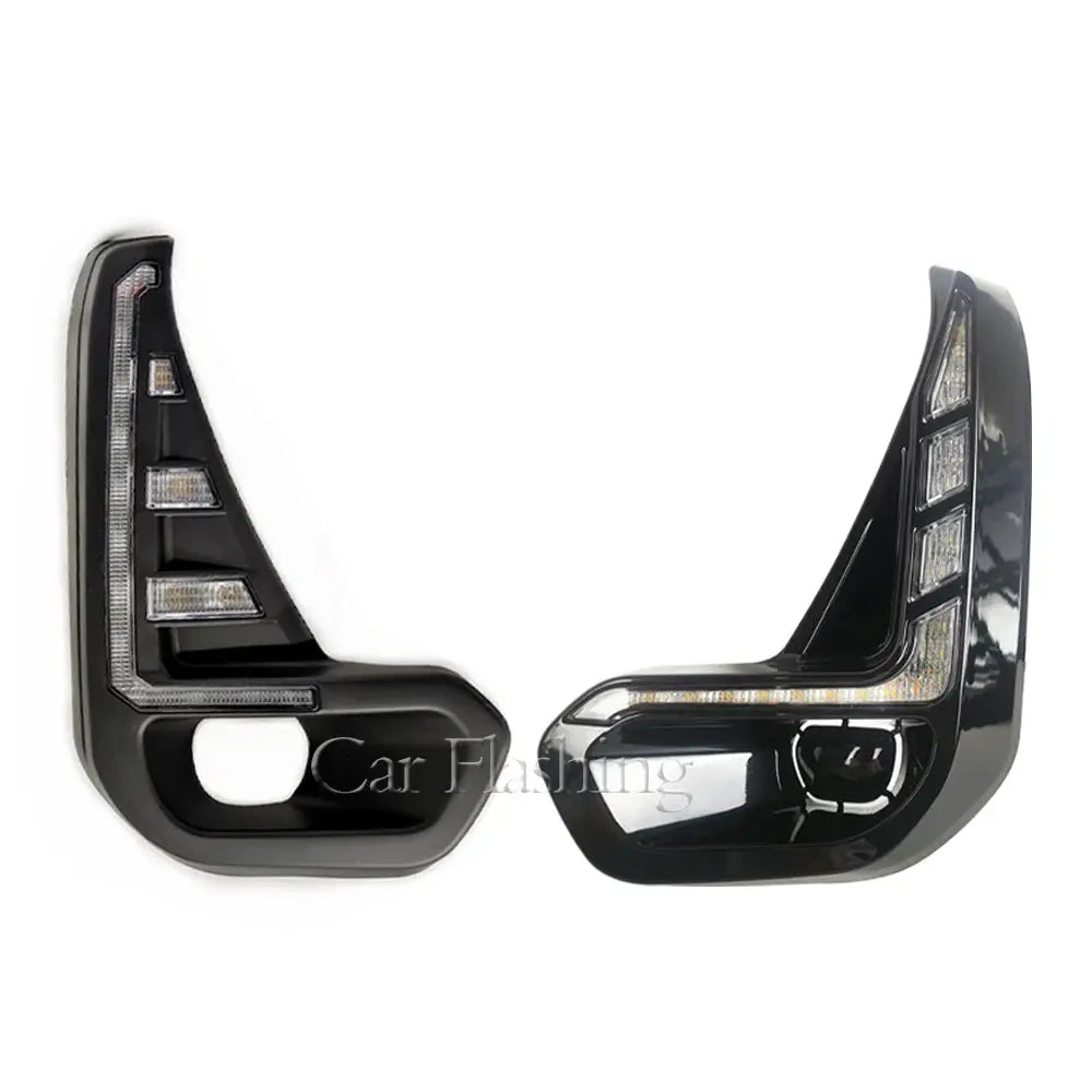 1 Set For Toyota Hilux  2020+LED Daytime Running Light with Turn Yellow Signal DRL Day Light Fog lamp Tuck's Performance