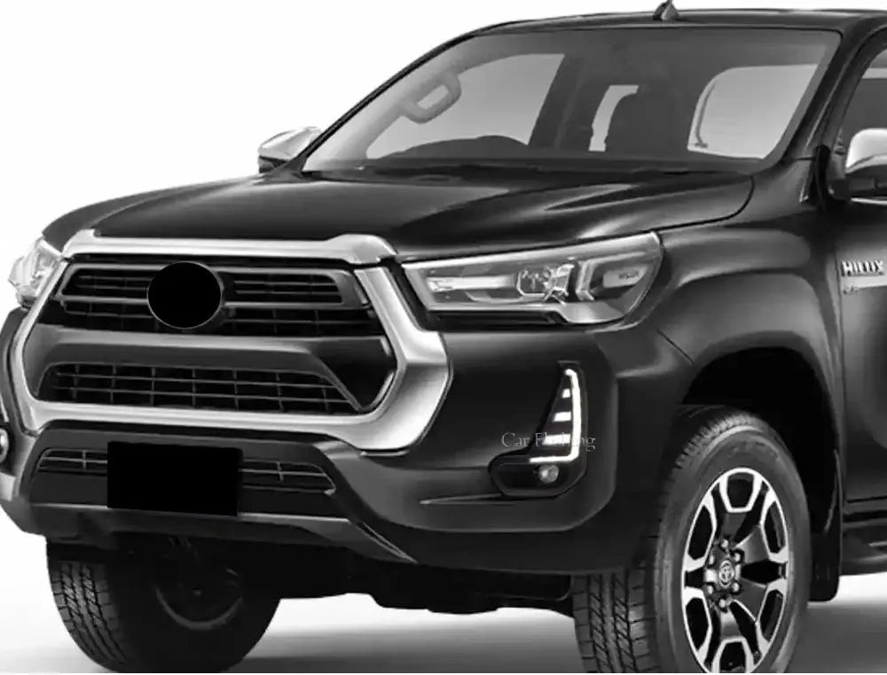 1 Set For Toyota Hilux  2020+LED Daytime Running Light with Turn Yellow Signal DRL Day Light Fog lamp Tuck's Performance