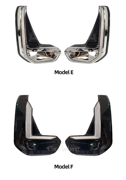 1 Set For Toyota Hilux  2020+LED Daytime Running Light with Turn Yellow Signal DRL Day Light Fog lamp Tuck's Performance