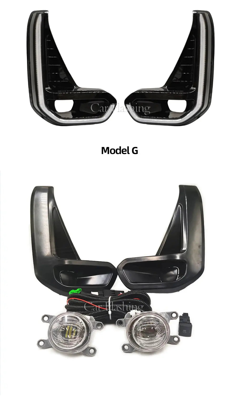 1 Set For Toyota Hilux  2020+LED Daytime Running Light with Turn Yellow Signal DRL Day Light Fog lamp Tuck's Performance