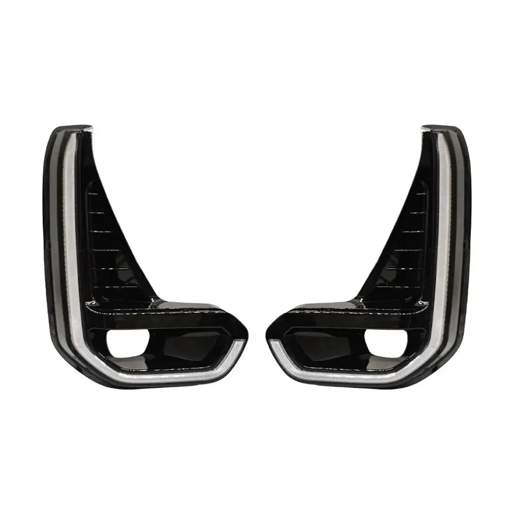 1 Set For Toyota Hilux  2020+LED Daytime Running Light with Turn Yellow Signal DRL Day Light Fog lamp Tuck's Performance