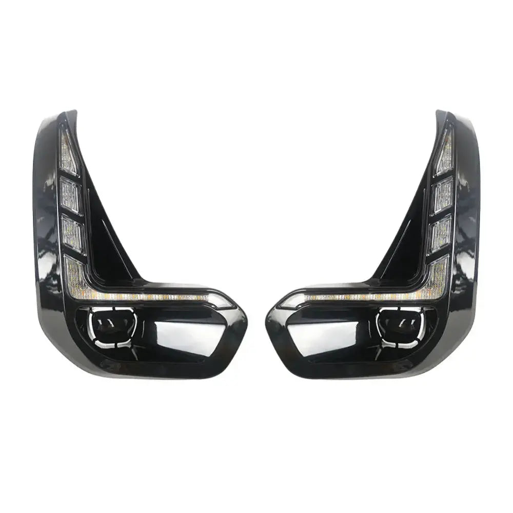 1 Set For Toyota Hilux  2020+LED Daytime Running Light with Turn Yellow Signal DRL Day Light Fog lamp Tuck's Performance