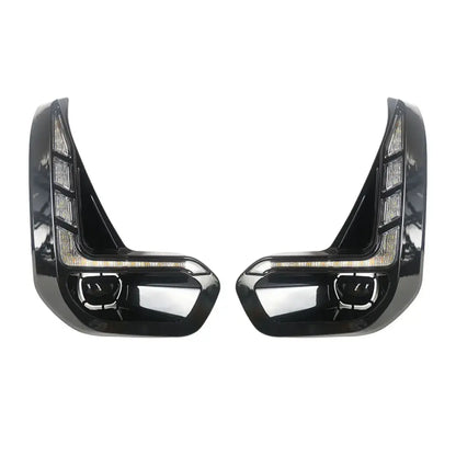 1 Set For Toyota Hilux  2020+LED Daytime Running Light with Turn Yellow Signal DRL Day Light Fog lamp Tuck's Performance