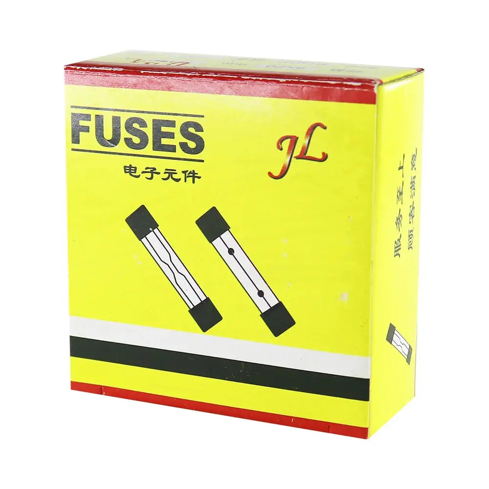 100-Piece 5x20mm Quick Blow Glass Fuse Kit – Fast-Blow 0.2A to 20A Assorted Replacement Fuses Tuck's Performance
