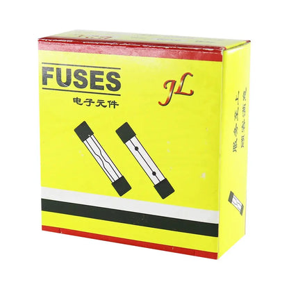 100-Piece 5x20mm Quick Blow Glass Fuse Kit – Fast-Blow 0.2A to 20A Assorted Replacement Fuses Tuck's Performance