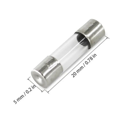 100-Piece 5x20mm Quick Blow Glass Fuse Kit – Fast-Blow 0.2A to 20A Assorted Replacement Fuses Tuck's Performance