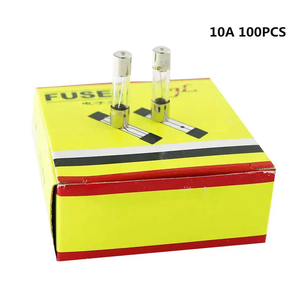 100-Piece 5x20mm Quick Blow Glass Fuse Kit – Fast-Blow 0.2A to 20A Assorted Replacement Fuses Tuck's Performance