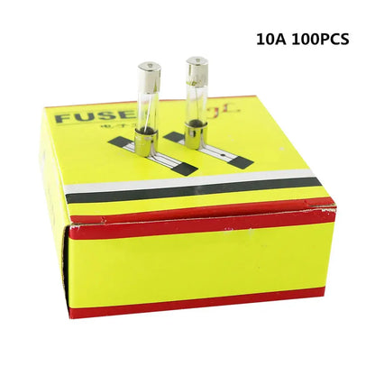 100-Piece 5x20mm Quick Blow Glass Fuse Kit – Fast-Blow 0.2A to 20A Assorted Replacement Fuses Tuck's Performance