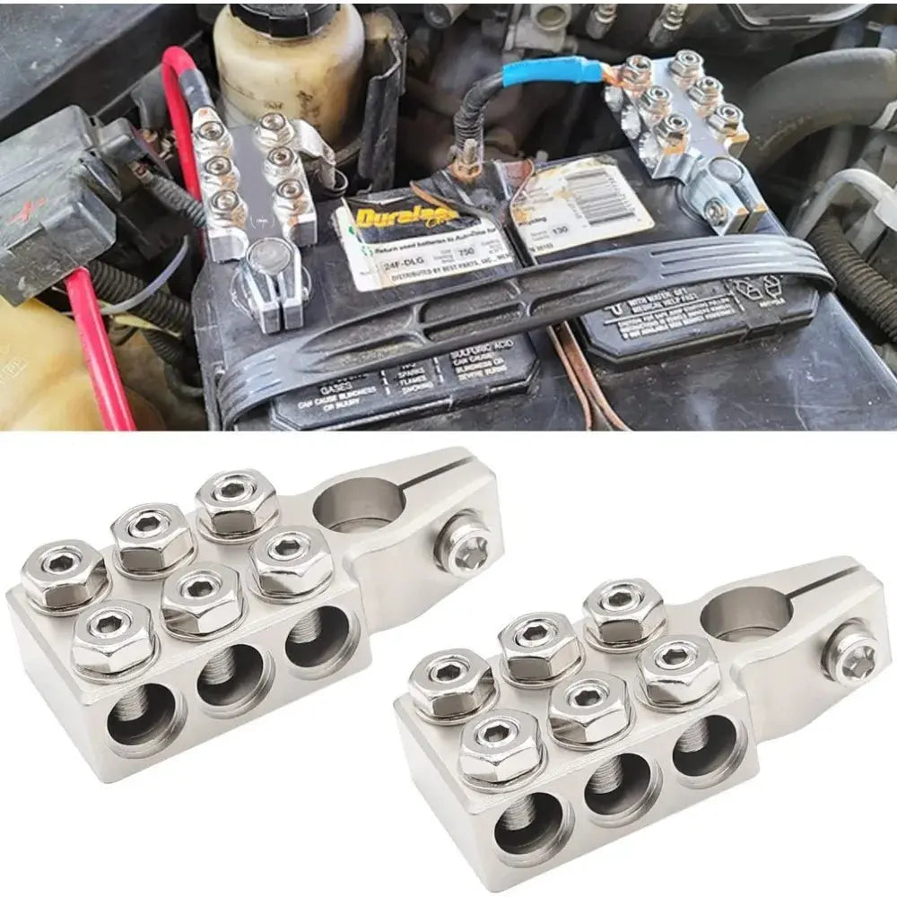 12-way alloy battery terminal connectors for 12V and 24V systems
