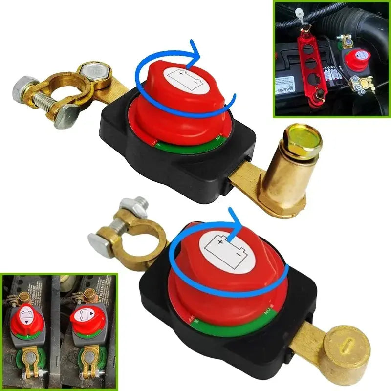 12V Battery Disconnect Switch Master Isolator Kill Switch for Car RV Boat Tuck's Performance