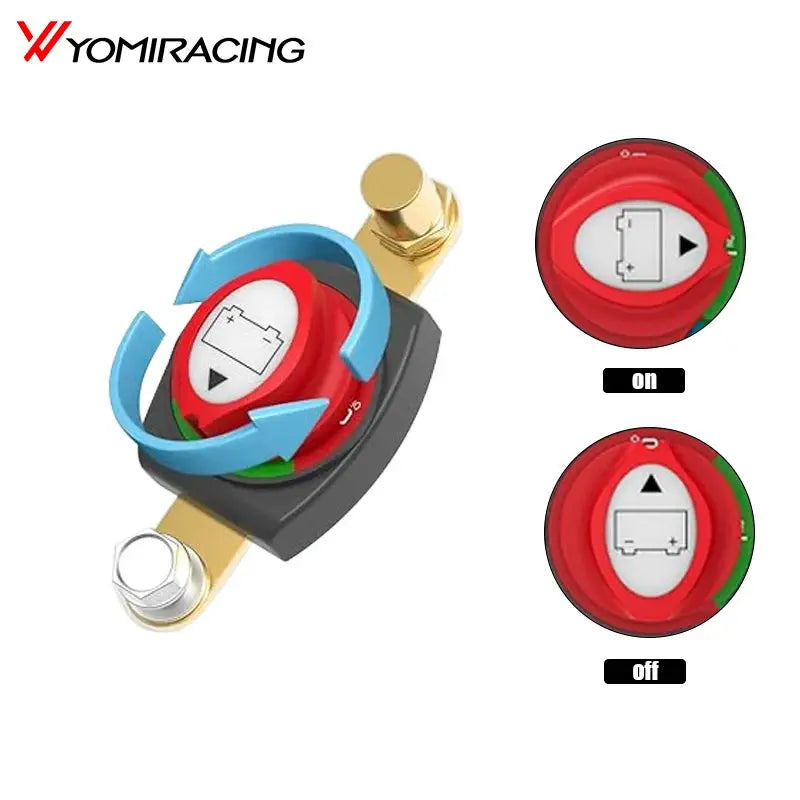 12V Battery Disconnect Switch Master Isolator Kill Switch for Car RV Boat Tuck's Performance